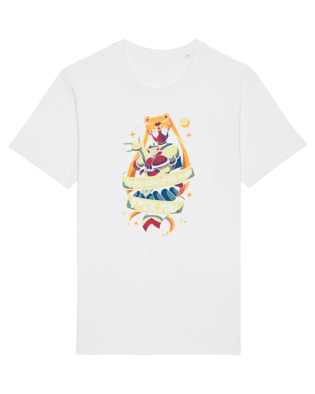 Tricou mânecă scurtă Unisex Rocker White