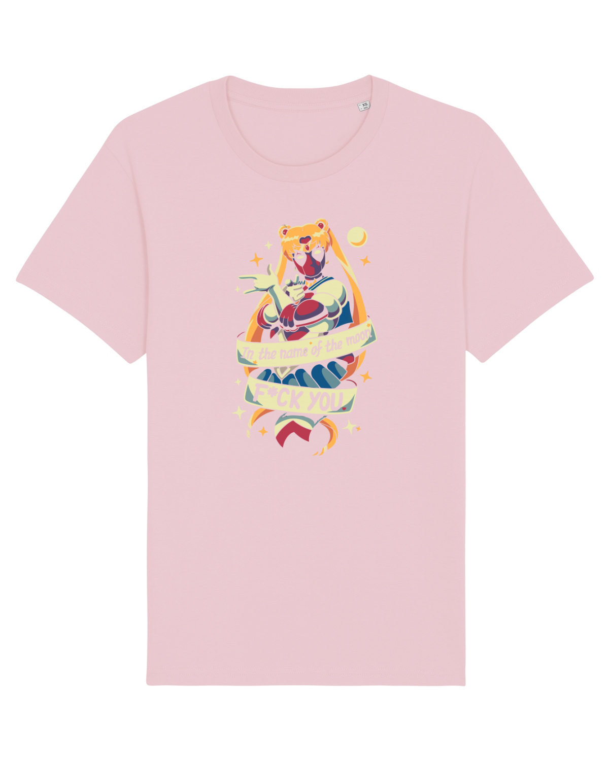 Tricou mânecă scurtă Unisex Rocker Cotton Pink