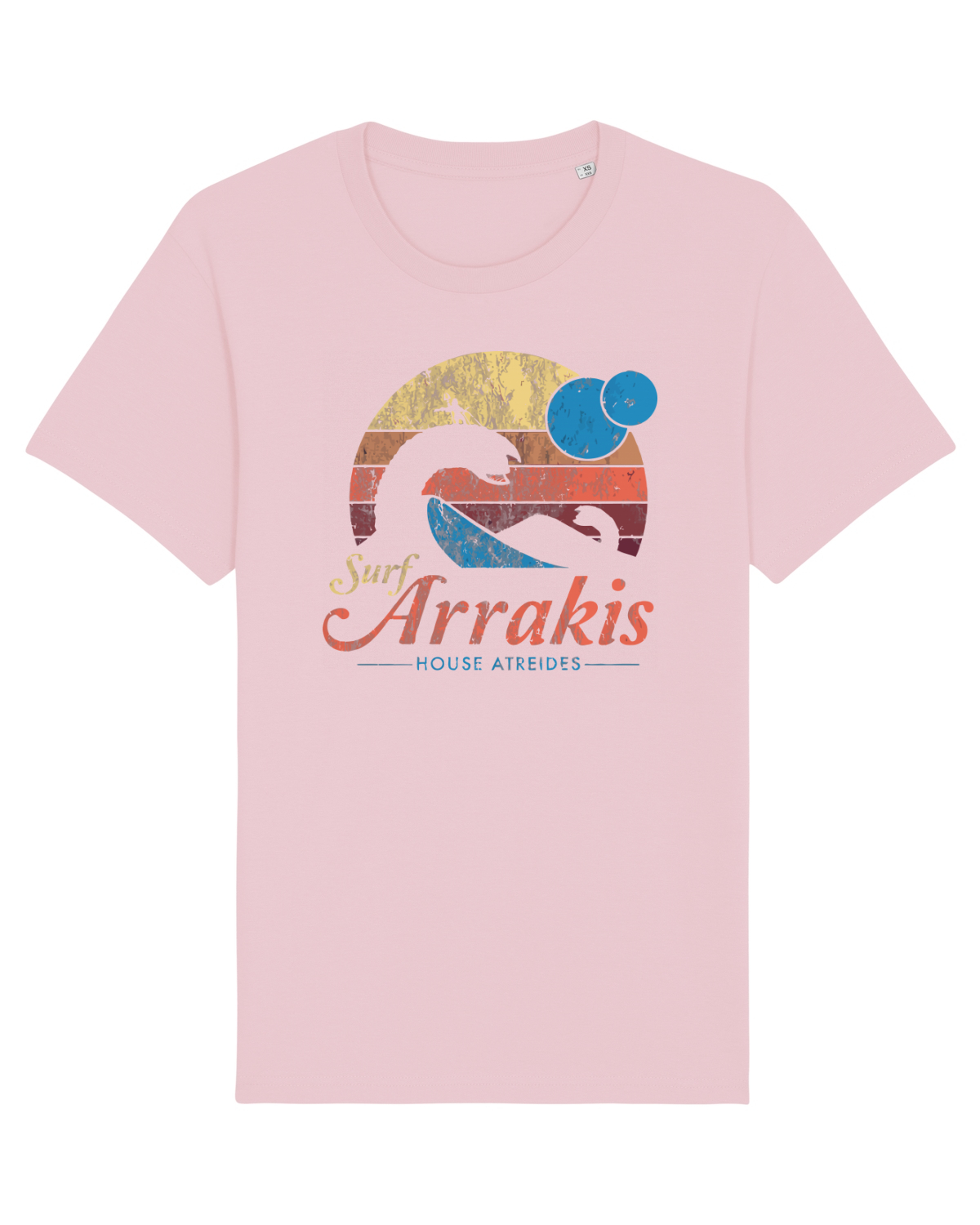 Tricou mânecă scurtă Unisex Rocker Cotton Pink