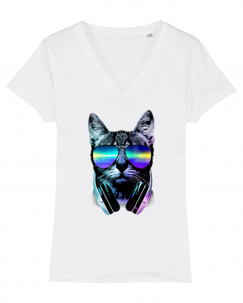 Techno Cat White