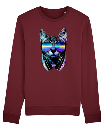 Techno Cat Burgundy