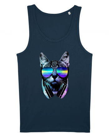 Techno Cat Navy