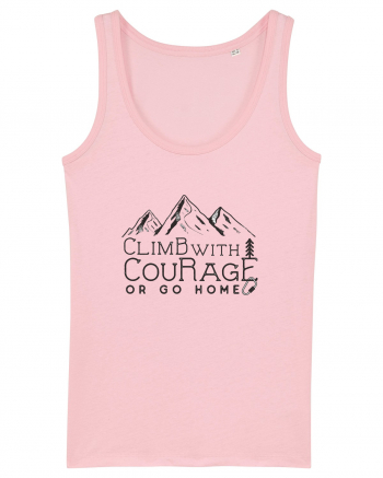 Climb with Courage Cotton Pink