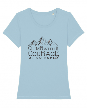 Climb with Courage Sky Blue