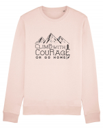 Climb with Courage Bluză mânecă lungă Unisex Rise