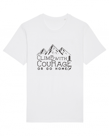 Climb with Courage White
