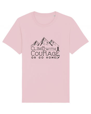 Climb with Courage Cotton Pink