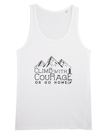 Climb with Courage White