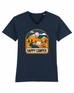 Happy Camper Tricou mânecă scurtă guler V Bărbat Presenter