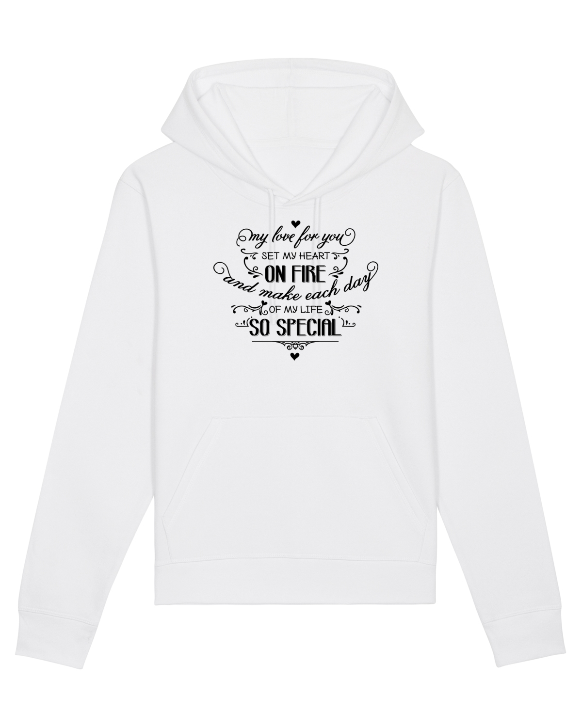 Hanorac Unisex Drummer White