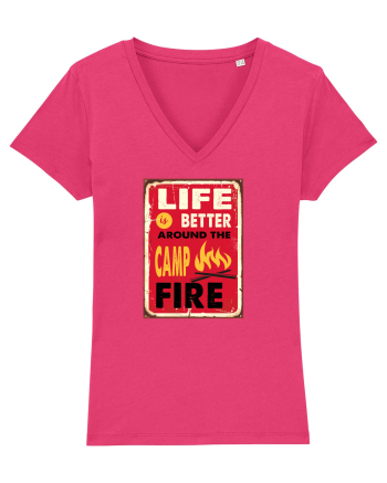 Life is Better Around the Campfire Raspberry
