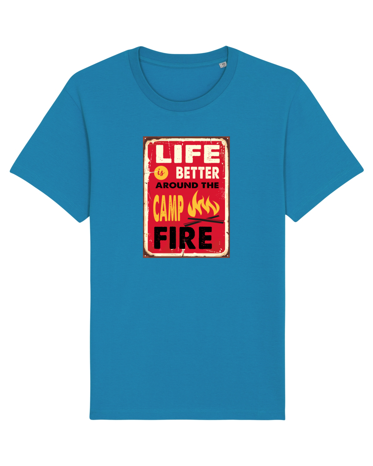 Tricou mânecă scurtă Unisex Rocker Azur
