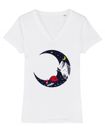 Moon Wolf Camping White