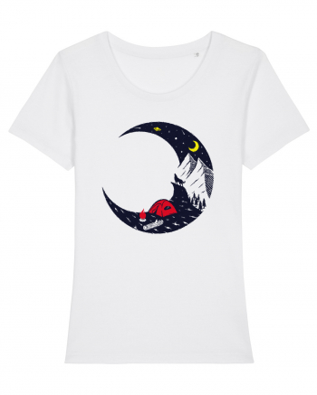 Moon Wolf Camping White