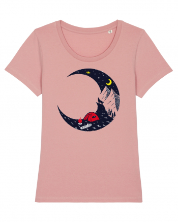 Moon Wolf Camping Canyon Pink