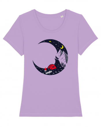 Moon Wolf Camping Lavender Dawn