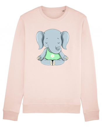Elefanțel meditand  Candy Pink