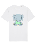 Elefanțel meditand  Tricou mânecă scurtă Unisex Rocker