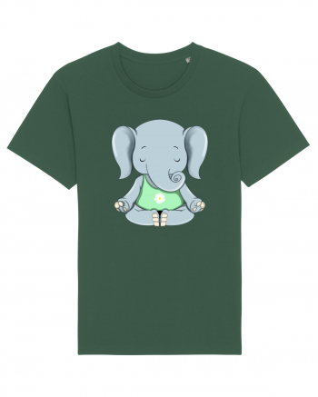 Elefanțel meditand  Bottle Green