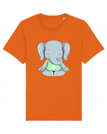 Elefanțel meditand  Bright Orange