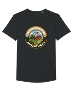 Outdoor Adventures Cabin Tricou mânecă scurtă guler larg Bărbat Skater