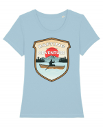 Rafting Adventure Tricou mânecă scurtă guler larg fitted Damă Expresser