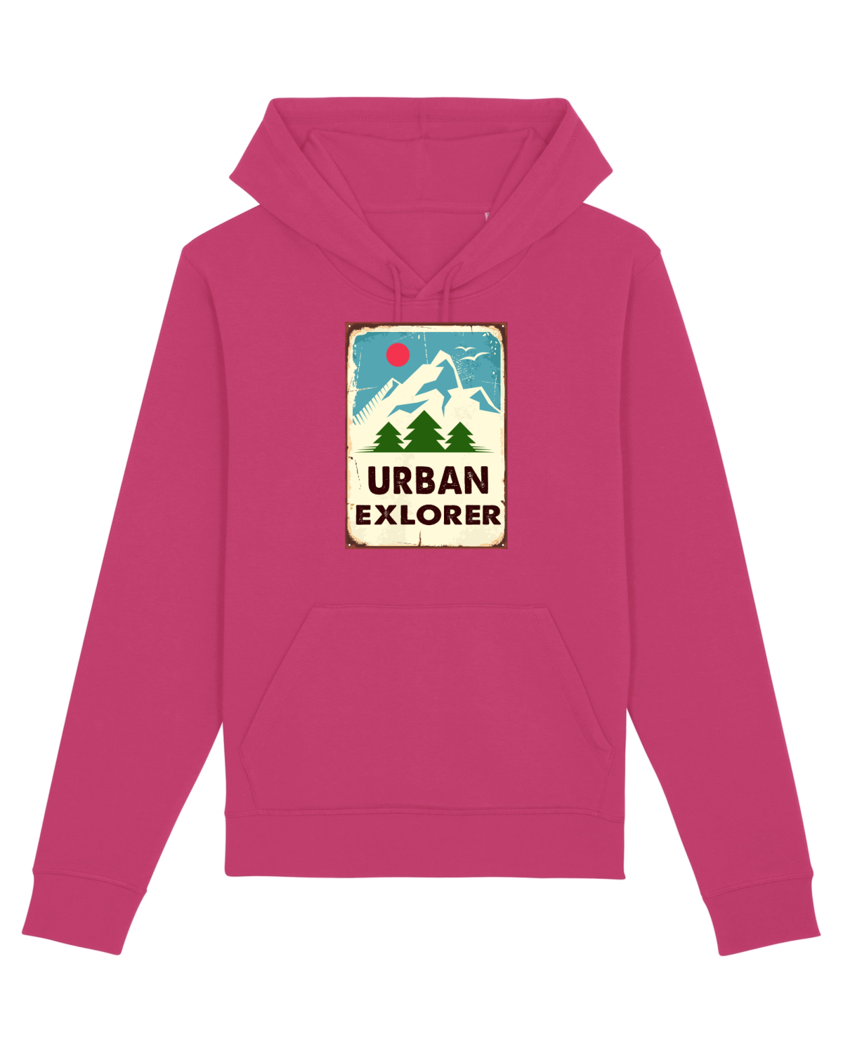 Hanorac Unisex Drummer Raspberry