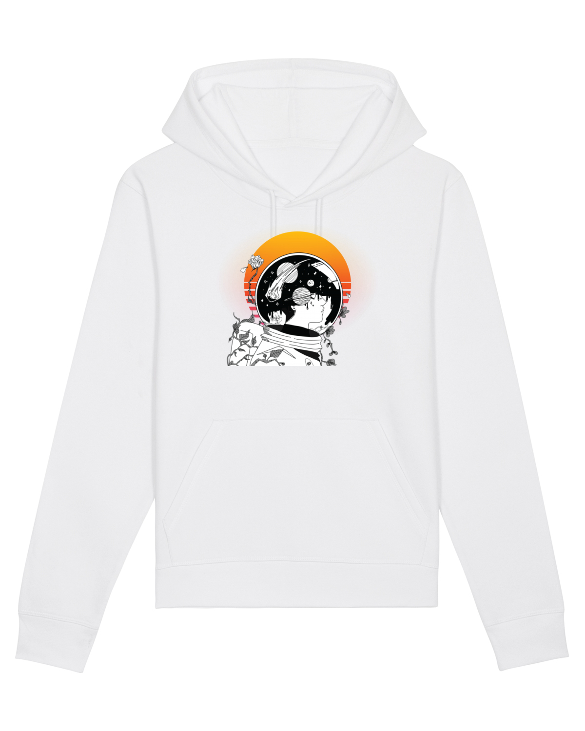 Hanorac Unisex Drummer White
