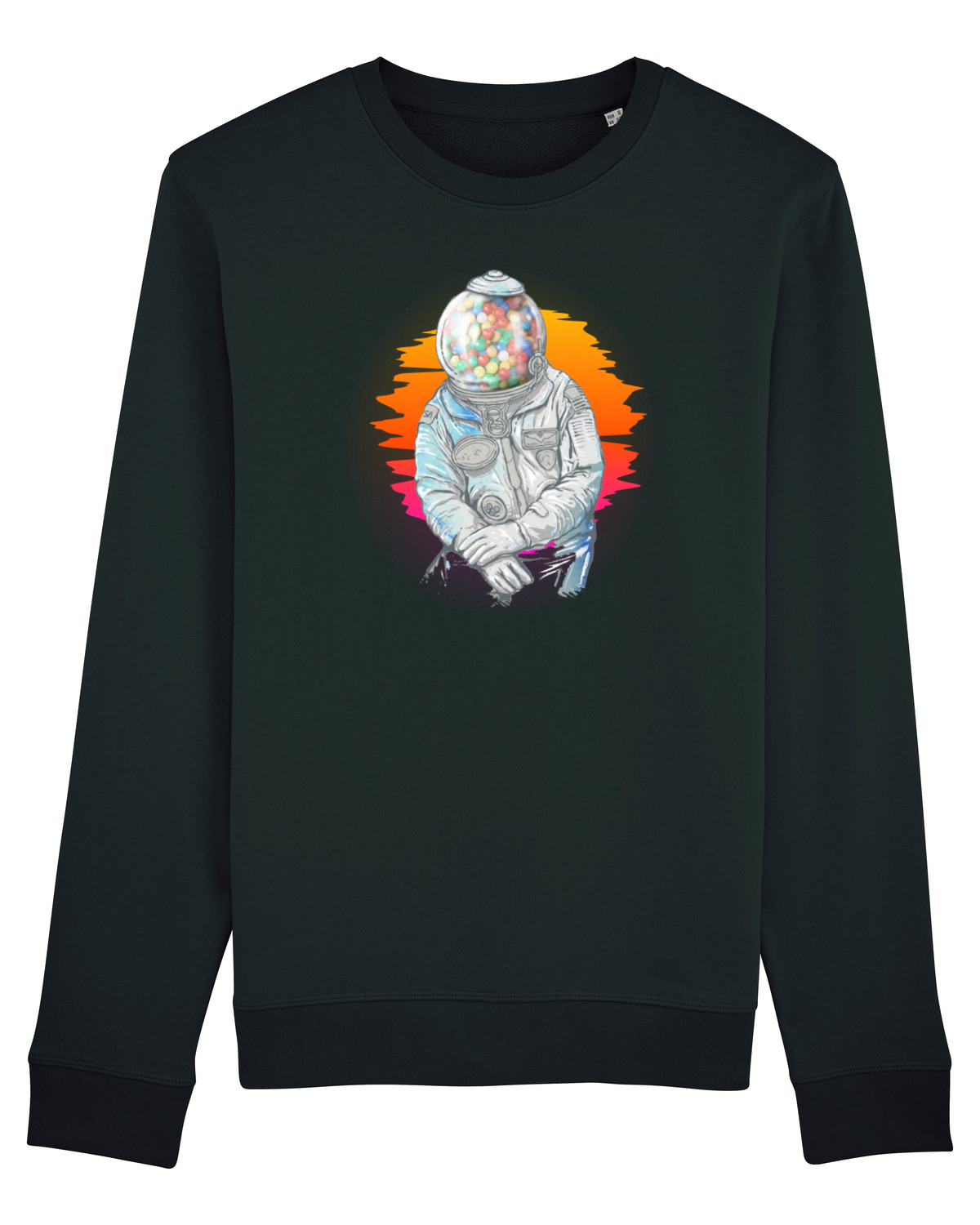 Bluză mânecă lungă Unisex Rise Black
