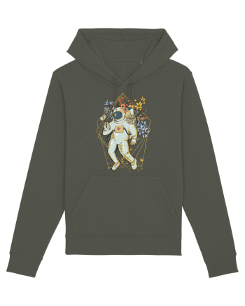 Astro Abstract Flowers Khaki