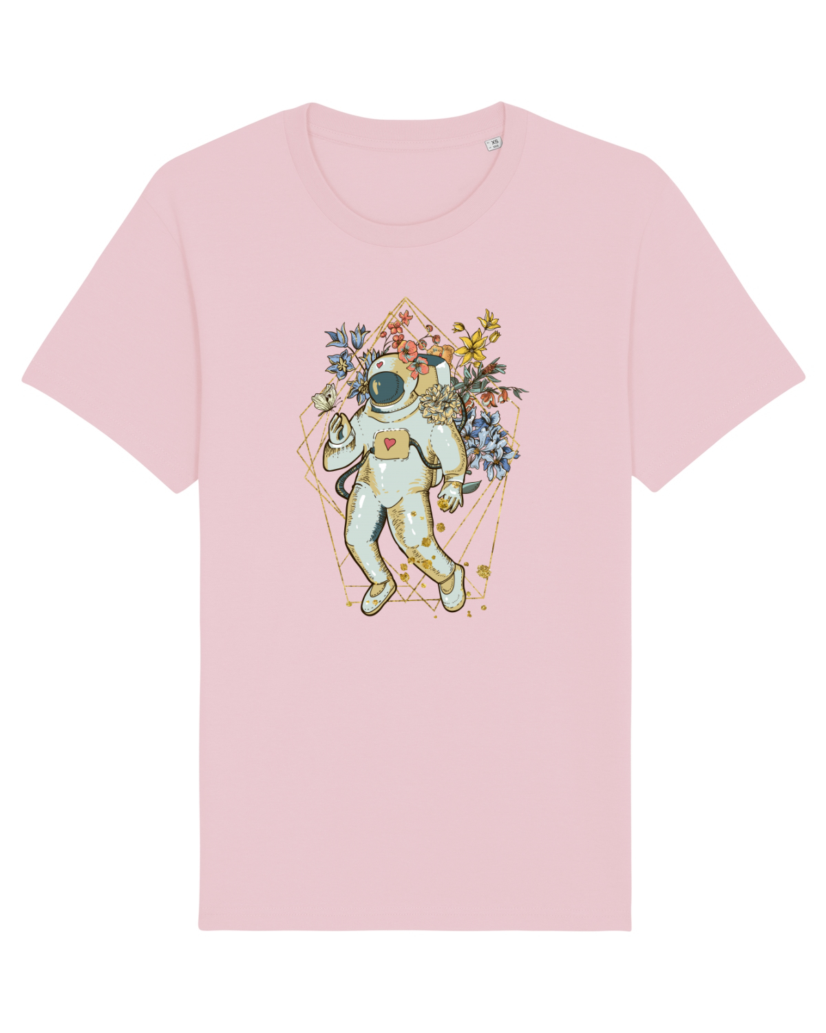 Tricou mânecă scurtă Unisex Rocker Cotton Pink