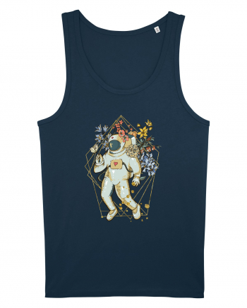 Astro Abstract Flowers Navy