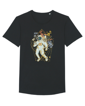 Astro Abstract Flowers Black