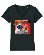 Astro Planets Tricou mânecă scurtă guler V Damă Evoker