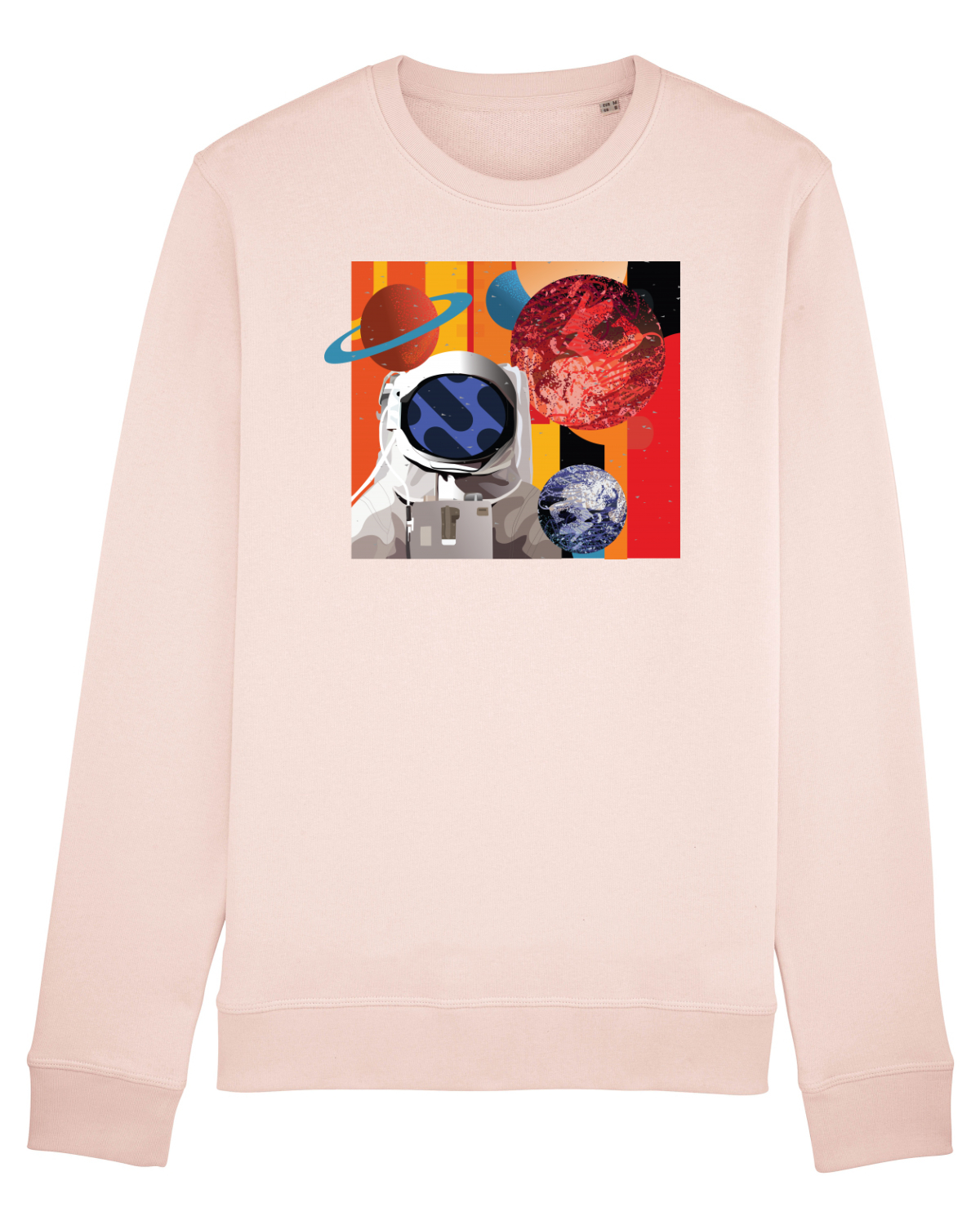Bluză mânecă lungă Unisex Rise Candy Pink