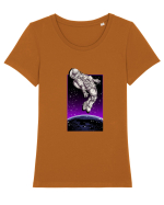 Astro Floating Tricou mânecă scurtă guler larg fitted Damă Expresser