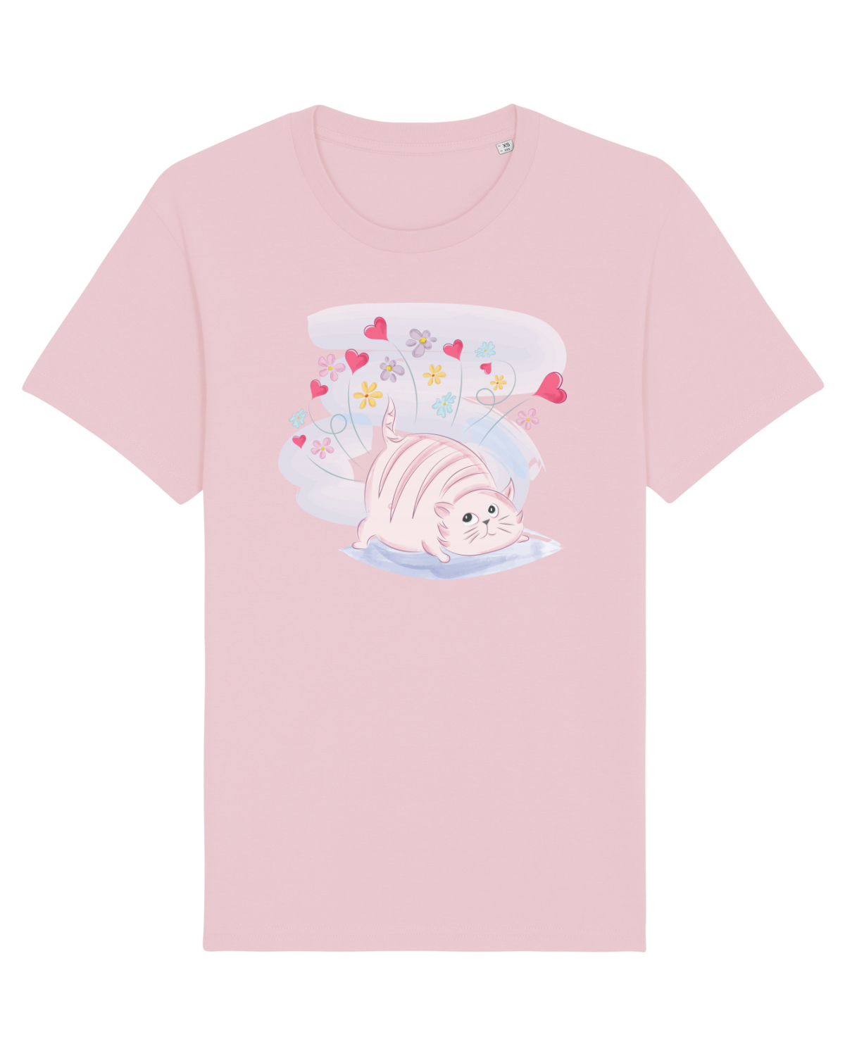 Tricou mânecă scurtă Unisex Rocker Cotton Pink