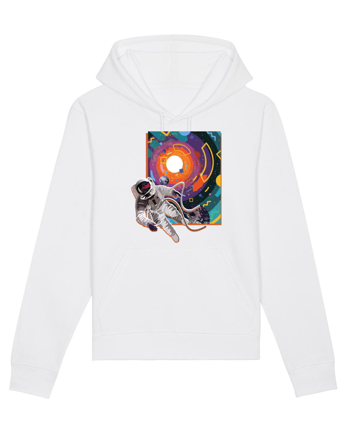 Hanorac Unisex Drummer White