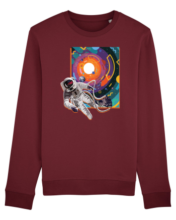 Astro Trippy Design Burgundy