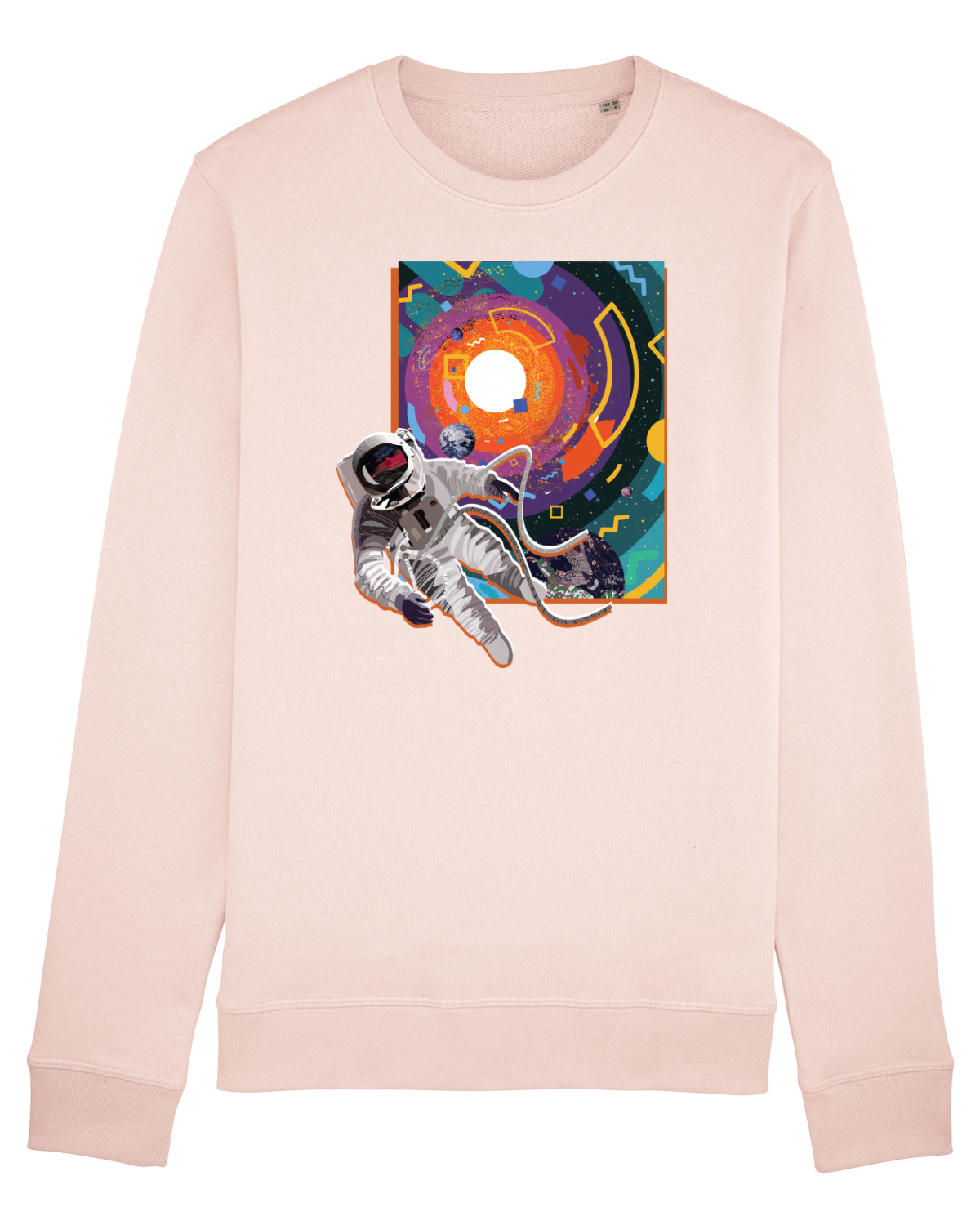 Bluză mânecă lungă Unisex Rise Candy Pink