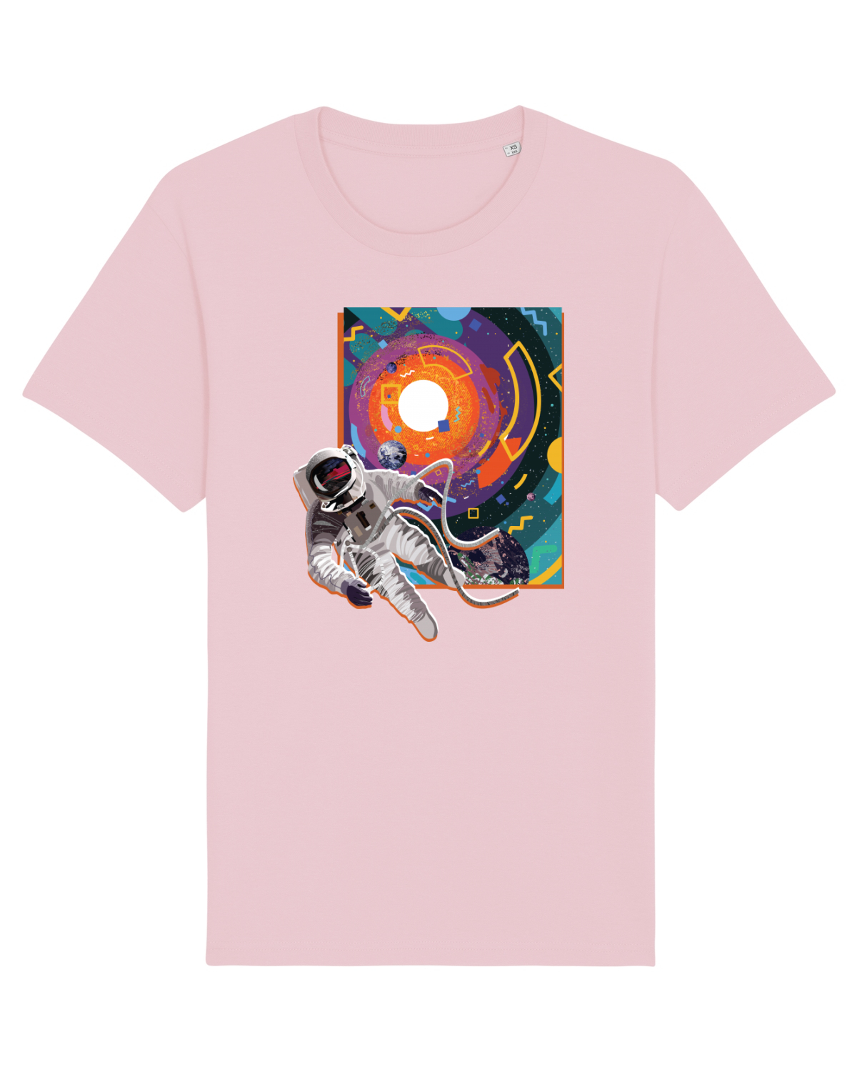 Tricou mânecă scurtă Unisex Rocker Cotton Pink