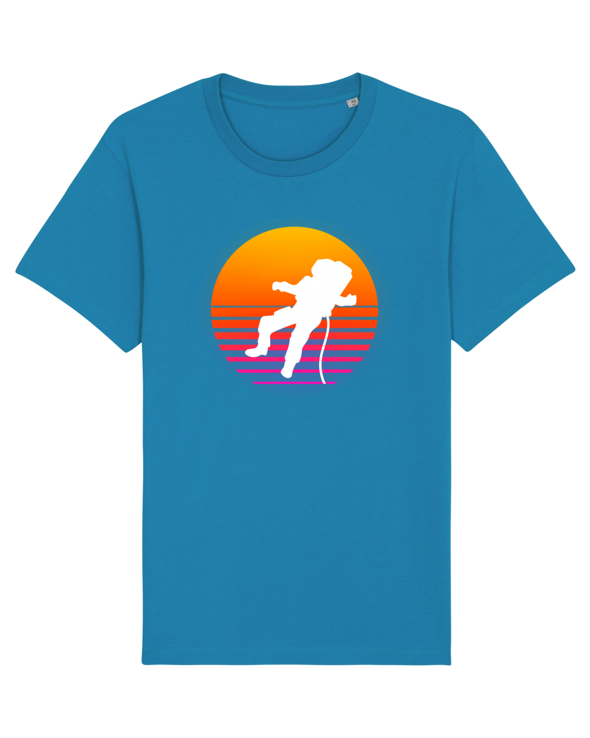 Tricou mânecă scurtă Unisex Rocker Azur