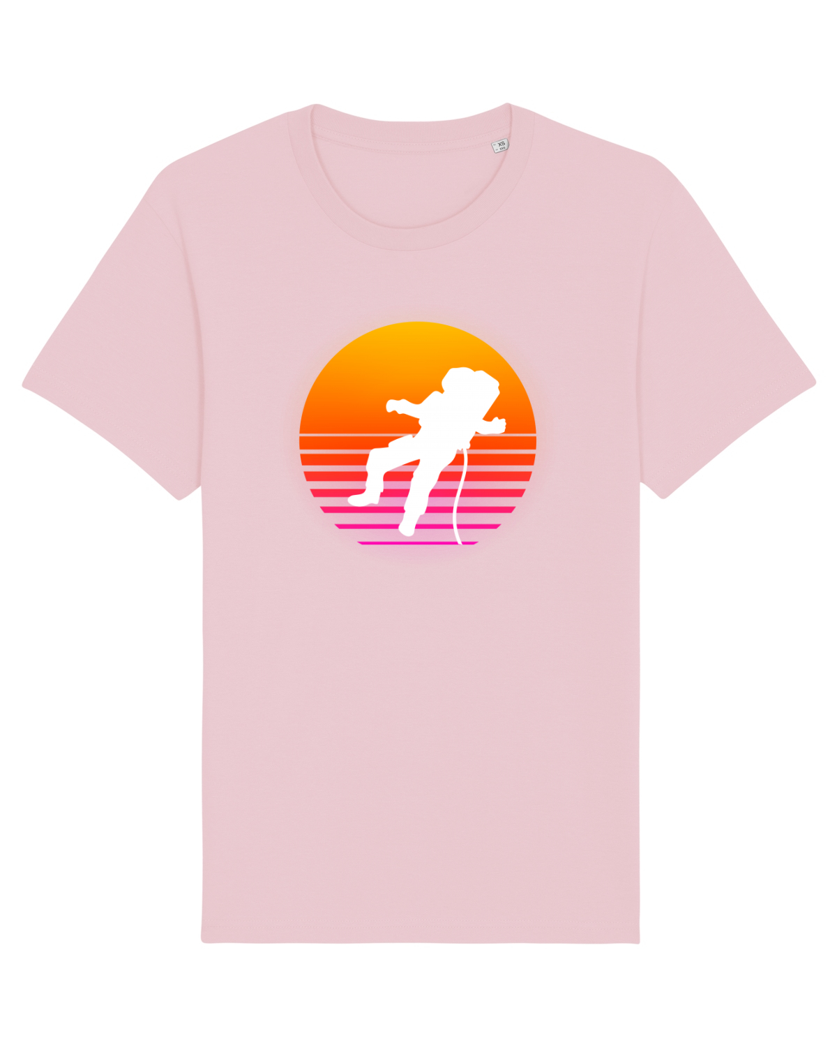 Tricou mânecă scurtă Unisex Rocker Cotton Pink
