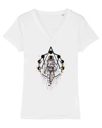Astronaut Abstract White