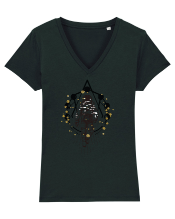 Astronaut Abstract Black