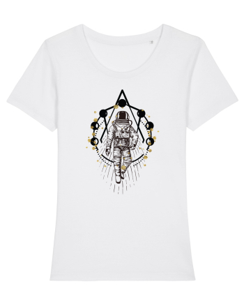 Astronaut Abstract White