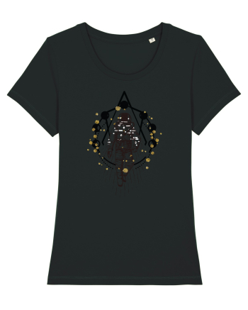 Astronaut Abstract Black