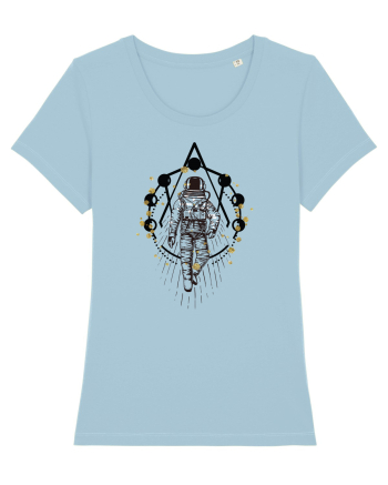 Astronaut Abstract Sky Blue