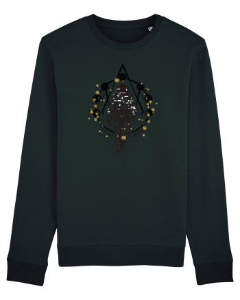 Astronaut Abstract Black