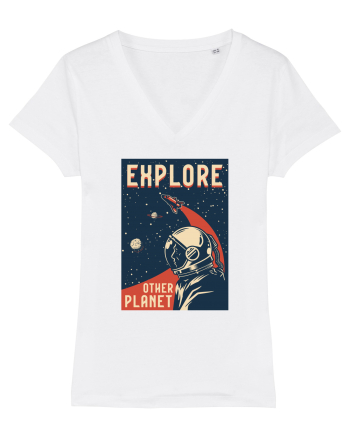 Explore Other Planet White
